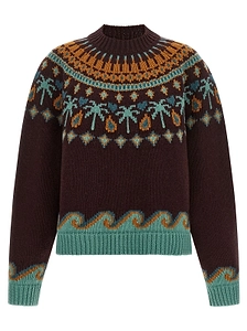 Alanui Pattern-Jacquard Knitted Jumper