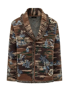 Alanui Tex-Hawaii Jacquard Cardigan