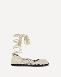 Alanui The Sound Of The Sea Lace-Up Ballet Flats