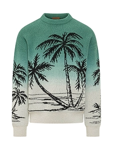 Alanui Wave Bloom Sweater