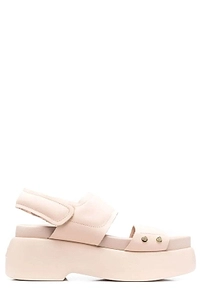 Agl Puffy Platform Heeled Sandals