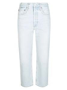 Agolde 90S Crop Straight-Leg Jeans