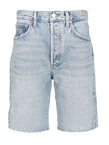 Agolde 90's Frayed Edge Denim Shorts