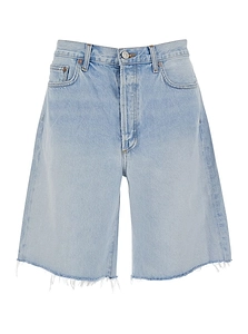 Agolde Anson Raw Hem Denim Shorts