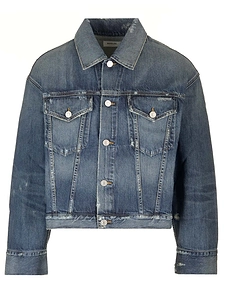 Agolde Dorian Distressed Denim Jacket