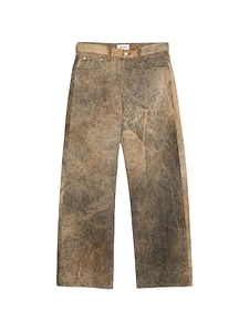 Agolde Distressed Straight-Leg Jeans