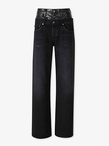 Elson Double-Waist Straight Jeans