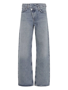Agolde High-Rise Straight-Leg Jeans