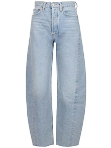 Agolde High-Waisted Wide-Leg Jeans