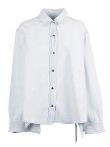 Agolde Long-Sleeved Buttoned Denim Shirt