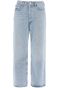 Agolde Mid-Rise Straight-Leg Jeans