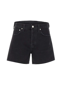 Parker Long High-Rise Denim Shorts