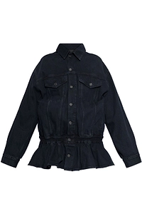 Peplum Denim Jacket