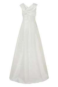 Alberta Ferretti Draped Strap Maxi Dress