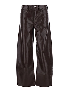 Agolde Relaxed Faux Leather Pants