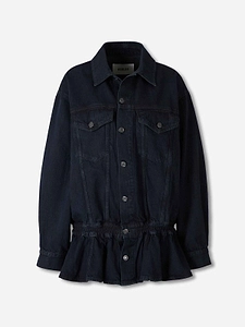 Rubik Peplum Denim Jacket