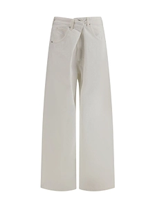 Agolde Vana Fold Wide-Leg Jeans