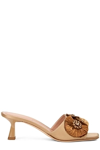 Alberta Ferretti Floral Embellished Mules