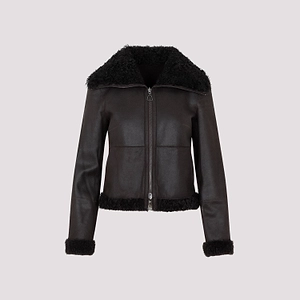 Akris Shearling Trim Jacket