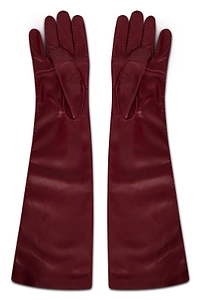 Alberta Ferretti Long Leather Gloves