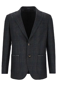 Al Duca D'aosta 1902 Check Peak-Lapel Blazer