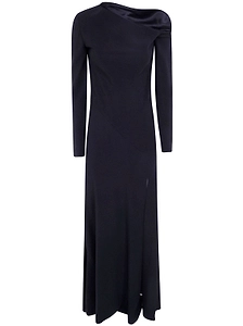 Alberta Ferretti One-Shoulder Long Dress
