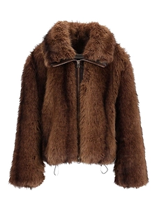 Al Duca D'aosta 1902 Cropped Faux Fur Coat