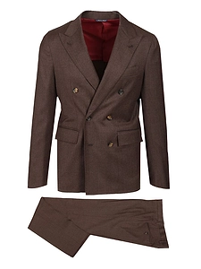 Al Duca D'aosta 1902 Double-Breasted Flannel Suit