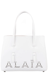AlaÏA Logo Detailed Top Handle Bag