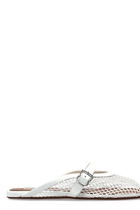 AlaÏA Fishnet Flat Mules