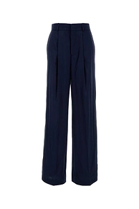 Alberta Ferretti Pleated Wide-Leg Pants
