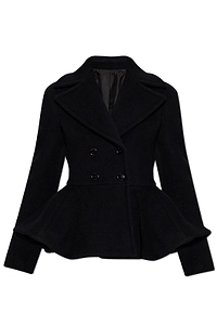 AlaÏA Peplum Peacoat