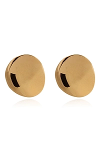 AlaÏA Polished Disc Stud Earrings