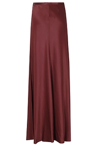 Alberta Ferretti Satin Maxi Skirt