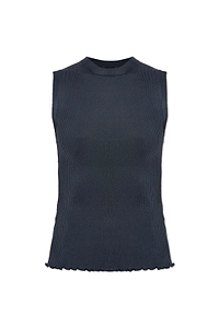 AlaÏA Ribbed Sleeveless Top