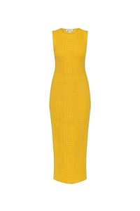 AlaÏA Ribbed Sleeveless Knitted Dress