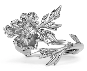 Alberta Ferretti Sculpted Floral Ring