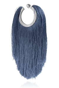 AlaÏA Round Fringe Tassel Earrings