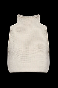 Sandy Chunky Knitted Sleeveless Sweater