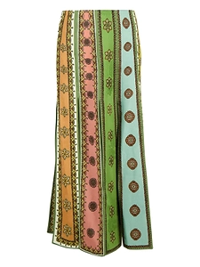 Alemais Jacquard Side-Slit Skirt