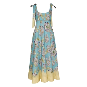 Alemais Jerry Ballet Floral Midi Dress