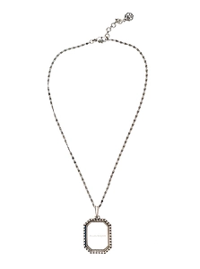 Alexander Mcqueen Logo Engraved Necklace