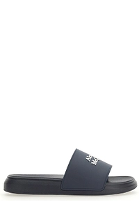 Alexander Mcqueen Logo Printed Slides