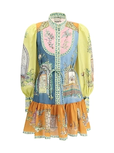 Alemais Monte Flared Mini Dress