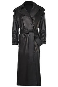 Alessandra Grimoldi Belted Long Trench Coat