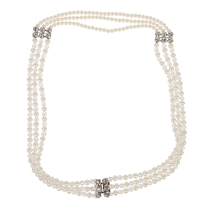 Alessandra Rich Bijoux Triple-Strand Necklace