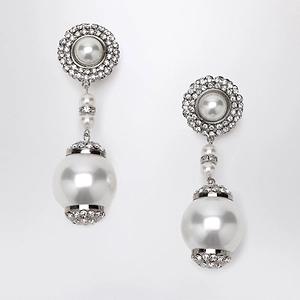 Alessandra Rich Bijoux Crystal Drop Earrings