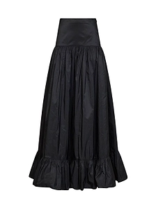Alina High-Waist Ruffled Maxi Skirt