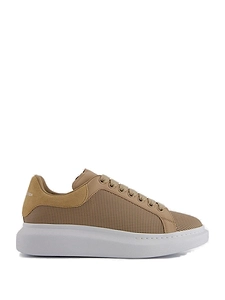 Alexander Mcqueen Perforated Detail Lace-Up Sneakers