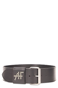 Alberta Ferretti Studded Leather Belt